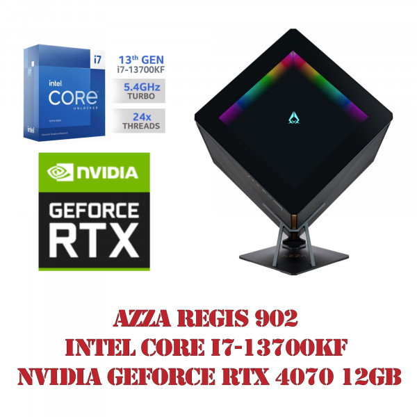 AZZA PC REGIS 902 | INTEL CORE i7-13700KF | NVIDIA GEFORCE RTX 4070 12GB