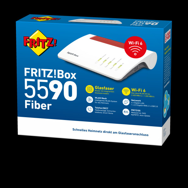 AVM FRITZ!Box 5590 Fiber, Glasfaser-Router