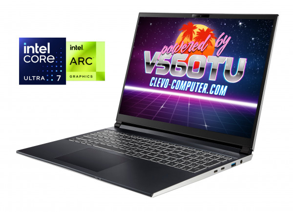 CLEVO V560TU | 16.0 INCH FHD+ | INTEL CORE ULTRA 7 155H | INTEL ARC GRAPHICS | THUNDERBOLT 4