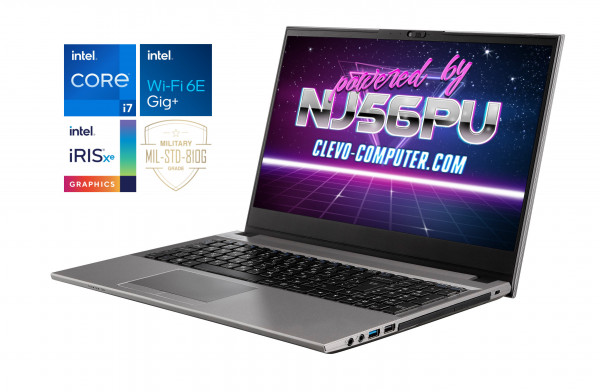 CLEVO NJ56PU | INTEL CORE i7-1255U | INTEL Xe GRAFIK | MIL-STD 810G