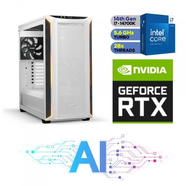 AI Configuration with Intel Core i7-14700K, NVIDIA RTX 4080 SUPER, 64GB RAM, 4TB SSD