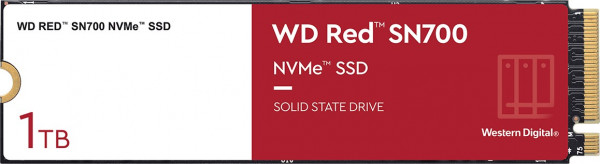 1TB Western Digital SSD Red SN700 NAS M.2 2280 PCIe 3.0 x4 NVMe (WDS100T1R0C)