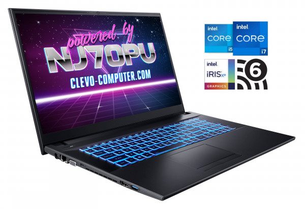 CLEVO NJ70PU | INTEL CORE i7-1255U | INTEL Iris Xe GRAFIK | MIL-STD 810G